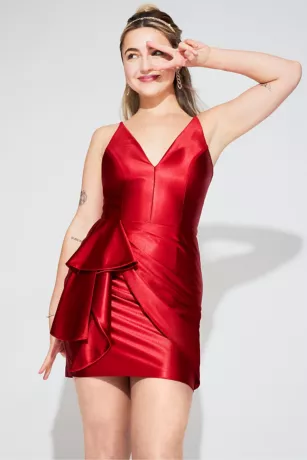 Stretch Satin V-Neck Tank Dress 5 Stretch Satin V-Neck Tank Dress - Image 5