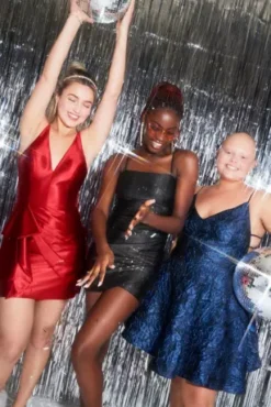 Stretch Satin V-Neck Tank Dress 9 Stretch Satin V-Neck Tank Dress -Floral Applique Dresses Shop 2821BN 2 PDP Crop MAR15 1920x2880