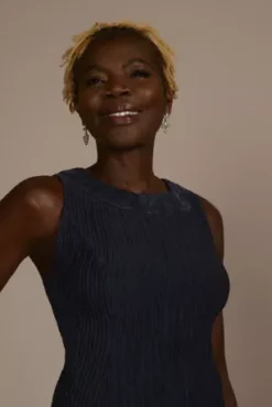 Embellished Textured Knit Jacket Sheath Dress -Floral Applique Dresses Shop 28802 NAVY MOB PROD10 2050