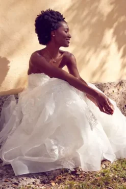 Tiered Floral Ball Gown Wedding Dress -Floral Applique Dresses Shop 4XLCWG936 1 PDP Crop JUNE21 1920x2880