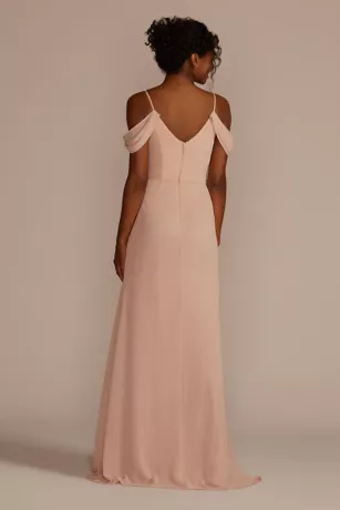 Cascading Off-the-Shoulder Bridesmaid Dress 2 Cascading Off-the-Shoulder Bridesmaid Dress - Image 2