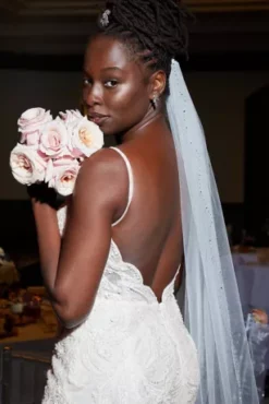 Glitter Tulle Lace Mermaid Wedding Dress -Floral Applique Dresses Shop 4XLSWG941 2 PDP Crop JUNE21 1920x2880