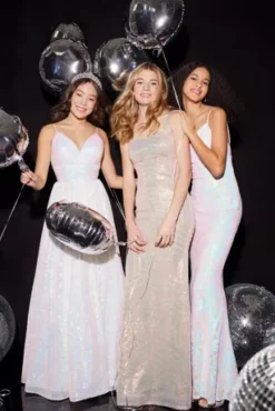 Straight Neck Metallic Sequin Tank Sheath Dress -Floral Applique Dresses Shop 8960JC3A PDP Crop FEB6 1920x2880