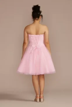 3-Piece Floral Glitter Corset Quince Ball Gown -Floral Applique Dresses Shop 8FR2302 MPETAL QUINCE PROD3 216