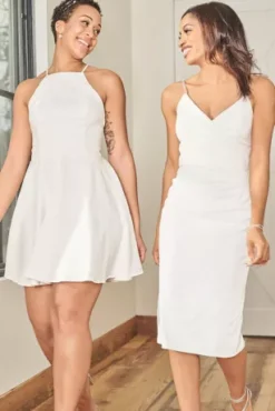 Floral Jacquard Halter Mini A-Line Dress -Floral Applique Dresses Shop D24NY22095V1 PDP Crop APR25 1920x2880