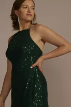 High Neck Sequin Skort Romper 5 High Neck Sequin Skort Romper -Floral Applique Dresses Shop D24NY22467 HUNTER HC PROD6 167