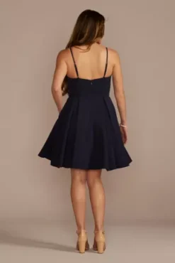 Front Page -Floral Applique Dresses Shop D39NY23336 NAVY PRTY PROD3 177