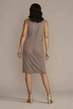 Tiered Metallic Jacket Dress With Rhinestone Trim -Floral Applique Dresses Shop D40NY22586V1 PRTOBELLO MOB PROD7 163