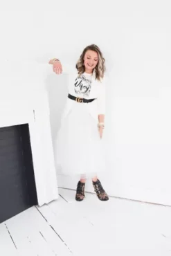 Tulle Wedding Separates Midi Skirt -Floral Applique Dresses Shop DS150831 PDP Crop JUN8 1920x2880