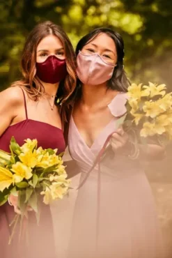 Spaghetti Strap Chiffon Bridesmaid Dress With Slit -Floral Applique Dresses Shop F20342 2 PDP Crop SEP28 1920x2880