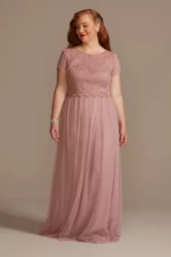 Bridesmaid Separates Tulle A-Line Skirt -Floral Applique Dresses Shop F20413 QUARTZ F20424 QUARTZ BM PROD6 004