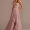 Bridesmaid Separates Beaded Spaghetti Strap Top