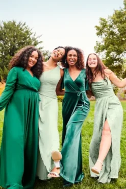 Jacquard Cowl Neck Bridesmaid Dress -Floral Applique Dresses Shop F20573 1 PDP Crop JAN19 1920x2880