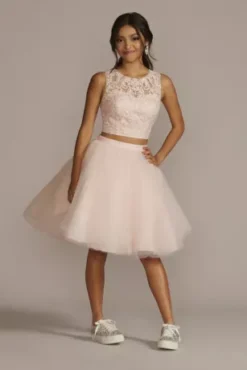 3-Piece Convertible Quince Dress With Heart Back -Floral Applique Dresses Shop FR2102 PETAL QUINCE PROD12 308