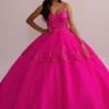 Corded Lace Quince Ball Gown With Bolero