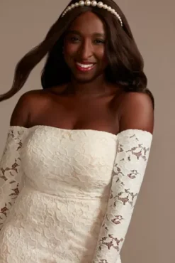 Long Sleeve Off Shoulder Stretch Lace Plus Dress -Floral Applique Dresses Shop SDWG0979 SFTWHTCHAMP DBSTU PROD7 070