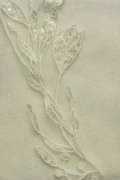 Illusion Sleeve Tea-Length Wedding Dress -Floral Applique Dresses Shop SWG862 SOLIDIVORY SIG SWATCH PROD2 004 1