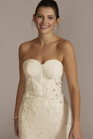 Sparkling Corset Bodice Mermaid Wedding Gown 3 Sparkling Corset Bodice Mermaid Wedding Gown - Image 3