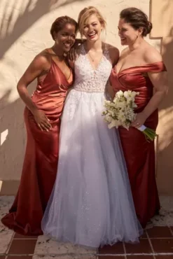 Illusion Halter Beaded Lace A-Line Wedding Dress -Floral Applique Dresses Shop SWG948 2 PDP Crop MAR23 1920x2880