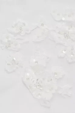 Embroidered Lace Applique Ball Gown Wedding Dress -Floral Applique Dresses Shop V3902 SOLIDWHITE OLEG SWATCH PROD2 005