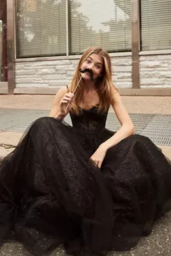 Strapless Sparkle Illusion Corset Ball Gown 7 Strapless Sparkle Illusion Corset Ball Gown -Floral Applique Dresses Shop WBM2793 PDP Crop JAN21 1920x2880