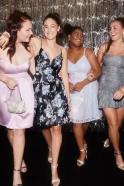 Plunging Metallic Floral Brocade A-Line Dress -Floral Applique Dresses Shop WBM3210 PDP Crop OCT5 1920x2880