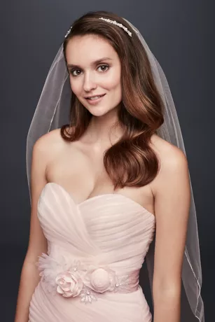 Strapless Ruched Mermaid Tulle Wedding Dress 3 Strapless Ruched Mermaid Tulle Wedding Dress - Image 3