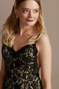 Low- Back Soft Lace Wedding Dress -Floral Applique Dresses Shop WG3827 BLACKNUDE DBSTU PROD1 163