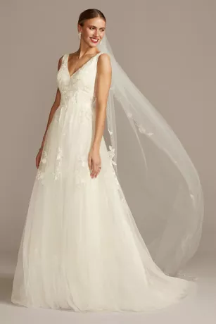 Mikado And Tulle Petite Ball Gown Wedding Dress 1 Mikado And Tulle Petite Ball Gown Wedding Dress
