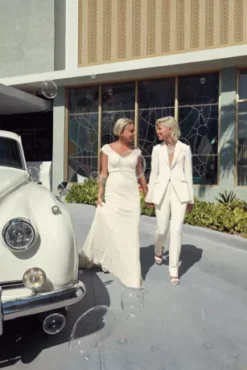 Single Button Relaxed Fit Suit Jacket -Floral Applique Dresses Shop WG3997 2 PDP Crop APR1 1920x2880