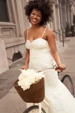 Floral Applique Mermaid Wedding Dress -Floral Applique Dresses Shop WG4049 PDP Crop JAN21 1920x2880