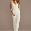 Sequin Spaghetti Strap Blouson Jumpsuit