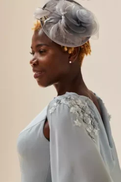 Crepe Tank Sheath With Embroidered Capelet 12 Crepe Tank Sheath With Embroidered Capelet -Floral Applique Dresses Shop ZH0161 PDP Crop SEP8 1920x2880